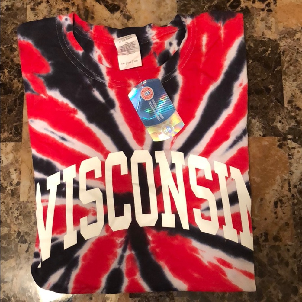 Wisconsin Tie Die T-Shirt